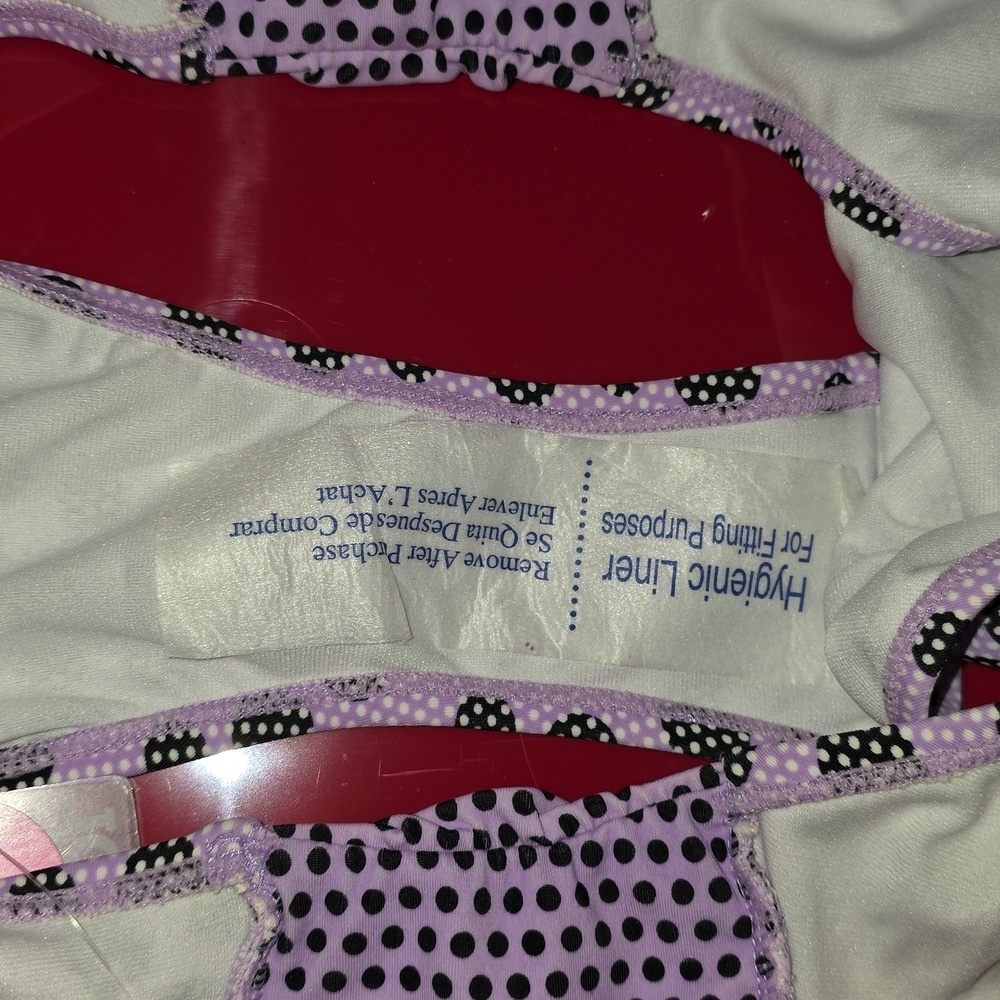 (J29) Purple Polka Dot Bikini Bottoms SZ XL - Picture 4 of 4